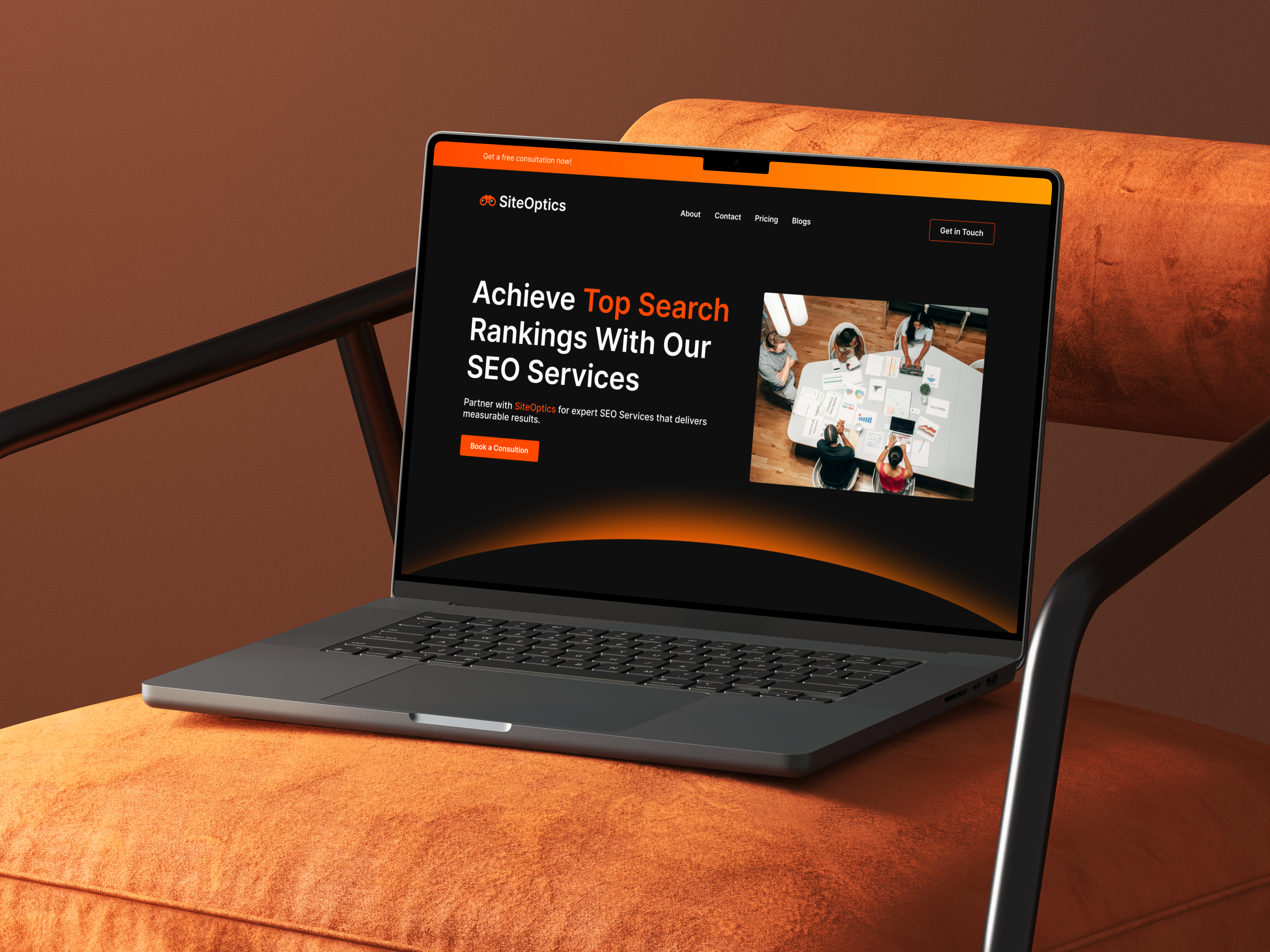 Site Optics SEO services website