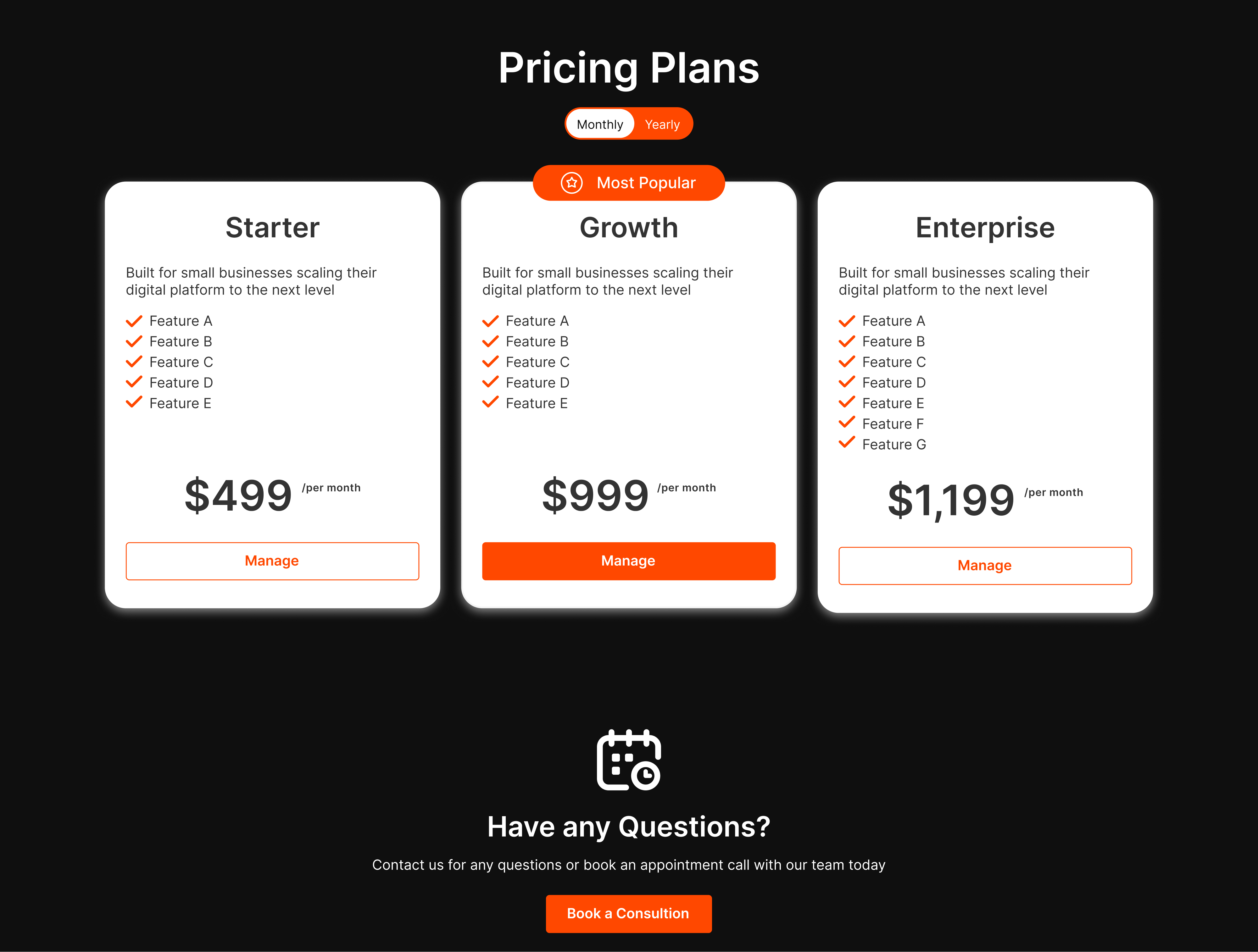 Site Optics strategic pricing