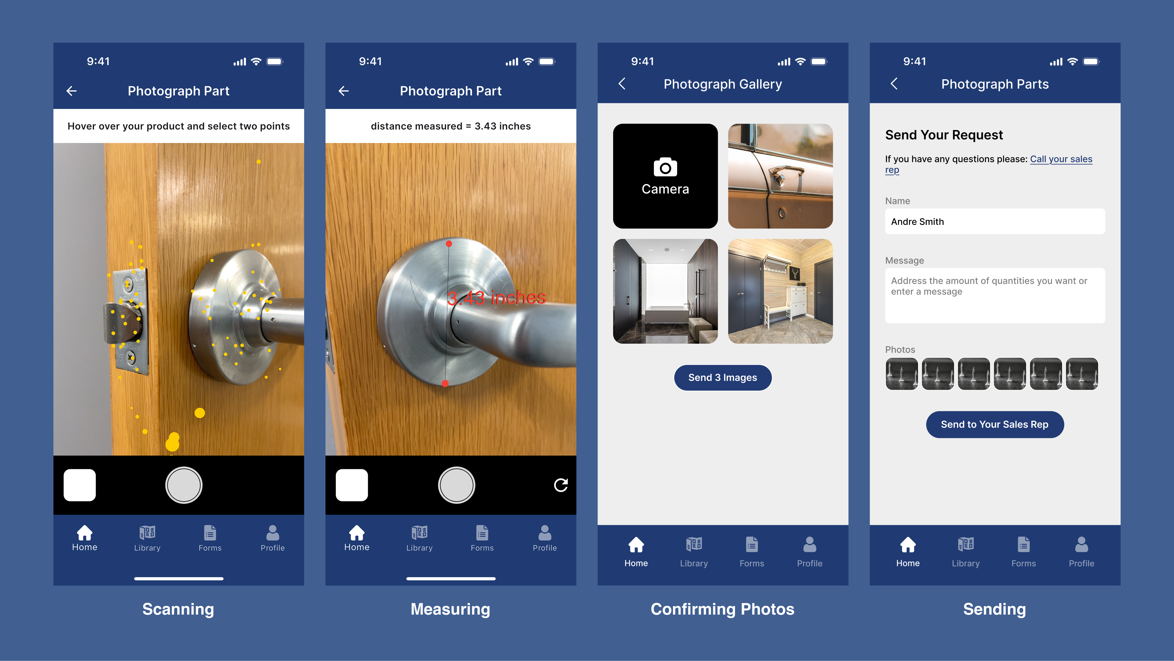 Strybuc user testing across devices